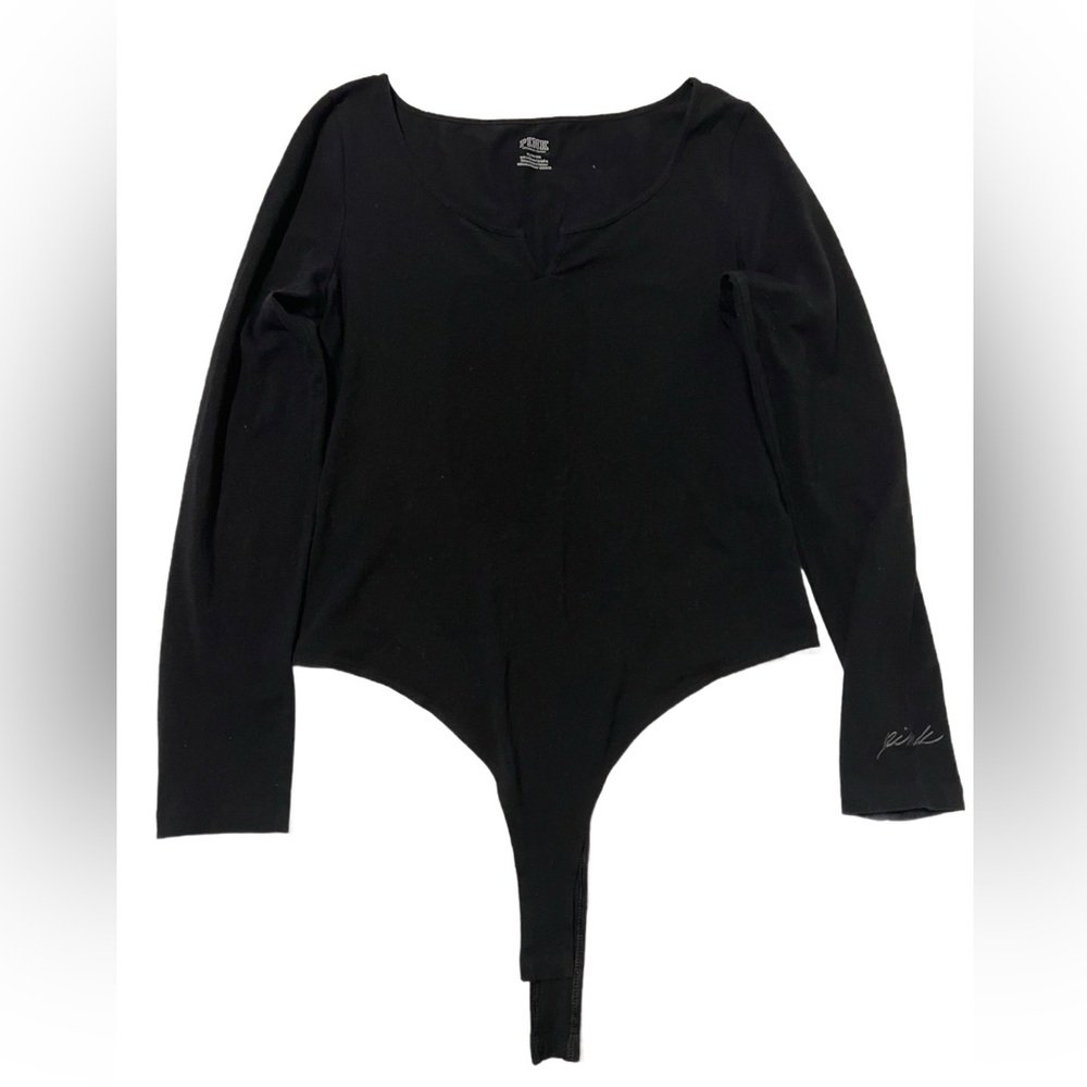 PINK Victoria's Secret Black Bodysuit